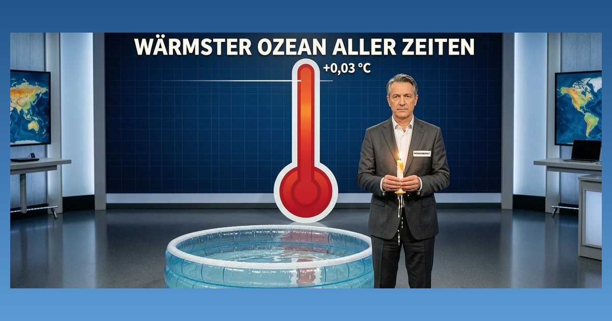 Wärmster Ozean aller Zeiten — um 0,03 Grad