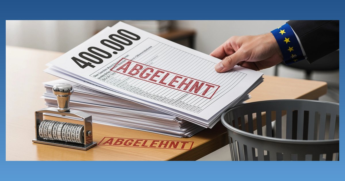 400.000 Namen, kein Verfahren